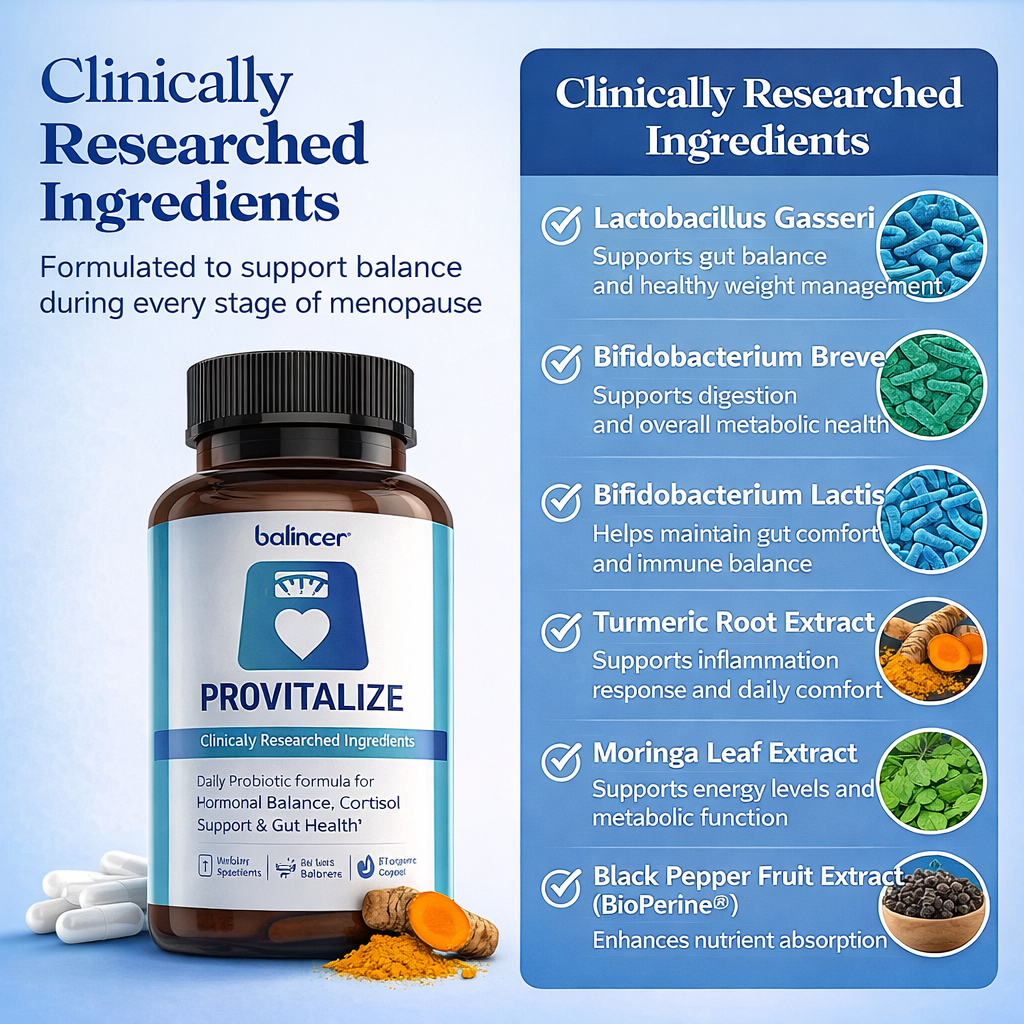 Provitalize™ — Thermogenic Probiotic for Menopause Support