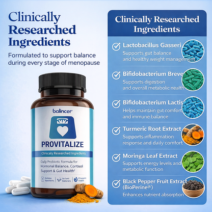 Provitalize™ — Thermogenic Probiotic for Menopause Support